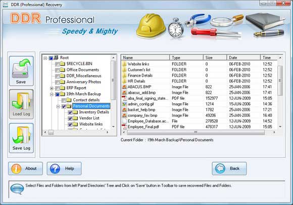 Screenshot of Best Data Recovery Software 2011 5.8.4.1