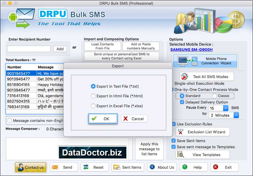 Mac Bulk SMS