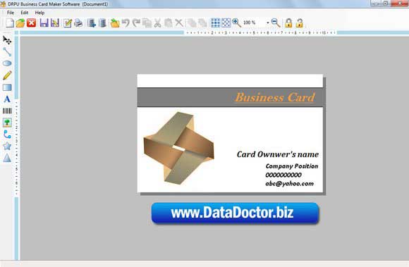 Screenshot of Design Business Cards