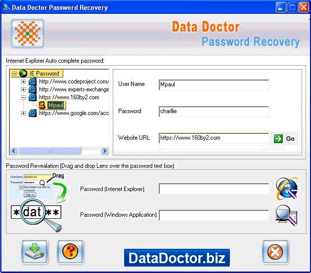 Screenshot of Internet History Eraser 2.0.1.5