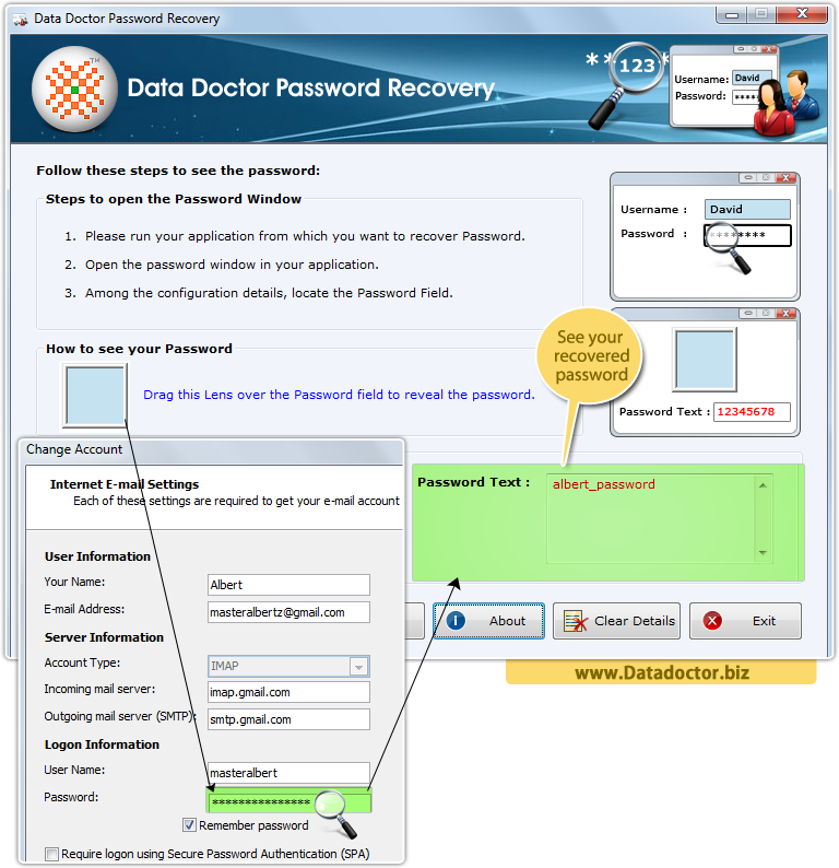 Password Recovery Application