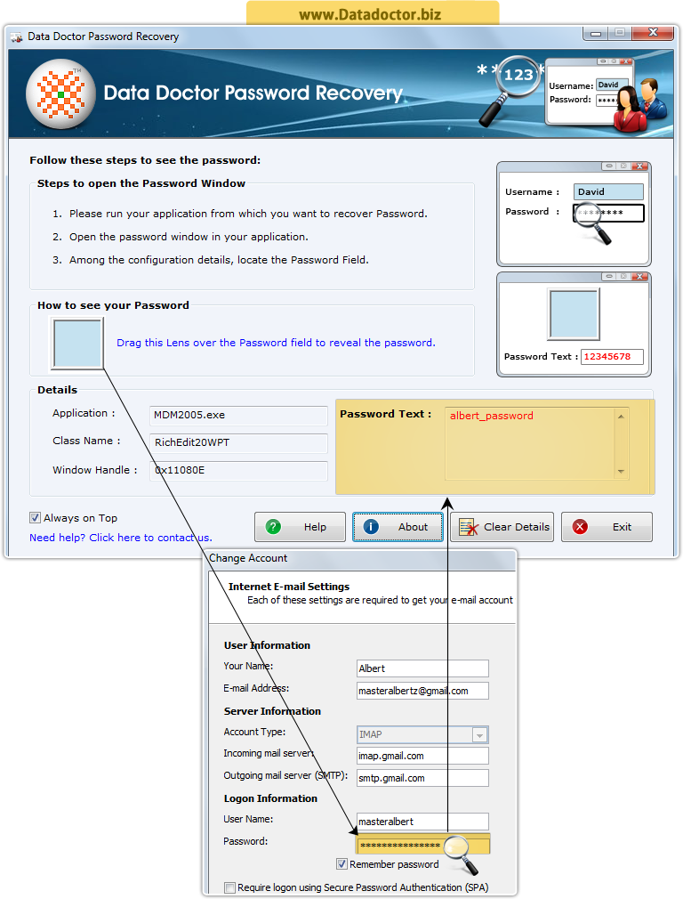 Data Doctor Password Recovery Software