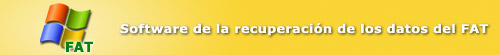 Software de la recuperación de los datos del FAT