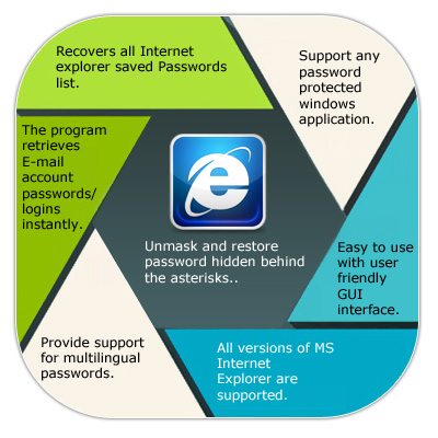 Internet Explorer Password Recovery Features
