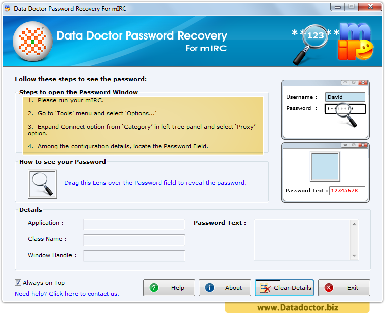 Password Recovery For mIRC