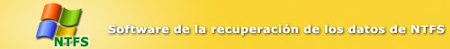 Software de la recuperación de los datos de NTFS