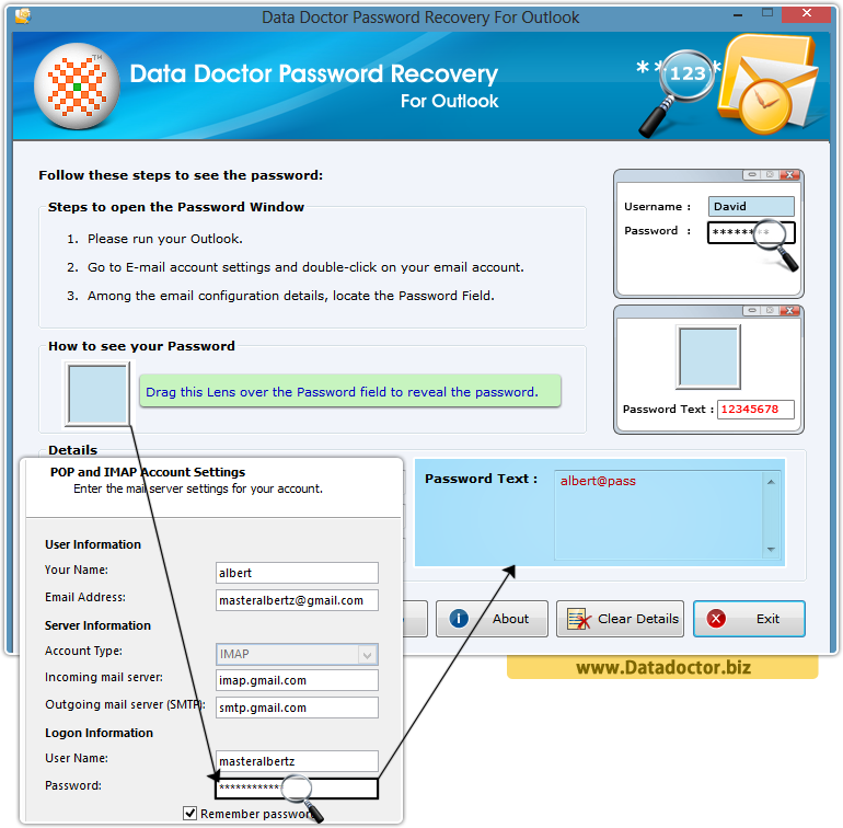 Data Doctor Password Recovery Software For Outlook