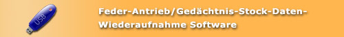 Feder-Antrieb Gedächtnis-Stock-Daten-Wiederaufnahme Software