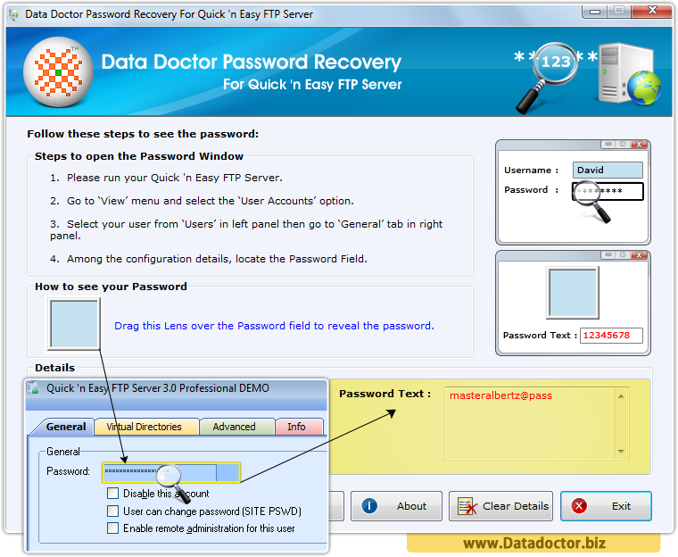 Data Doctor Password Recovery Software For BitKinex