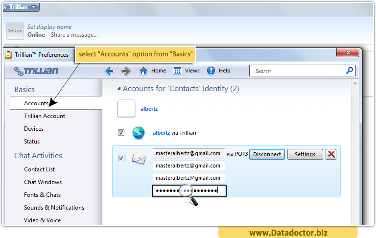 Password Recovery Tool For Trillian Messenger