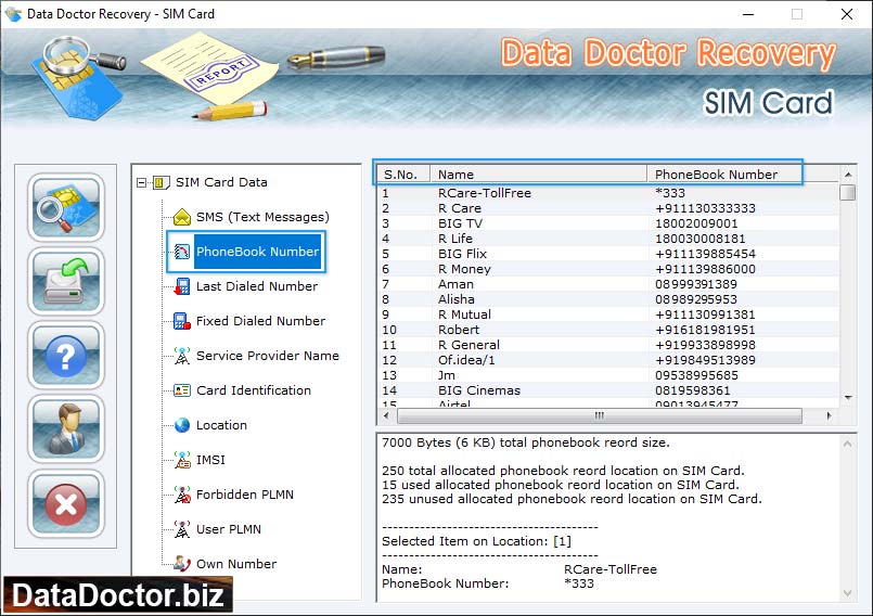 Sim Card Data Recovery