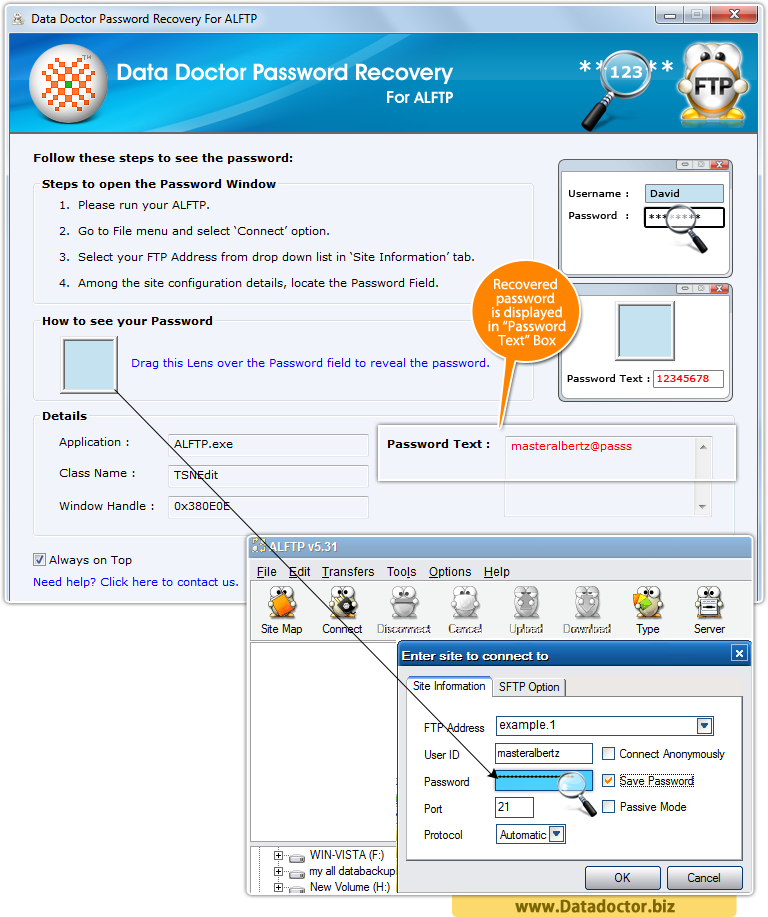 Data Doctor Password Recovery Software For ALFTP