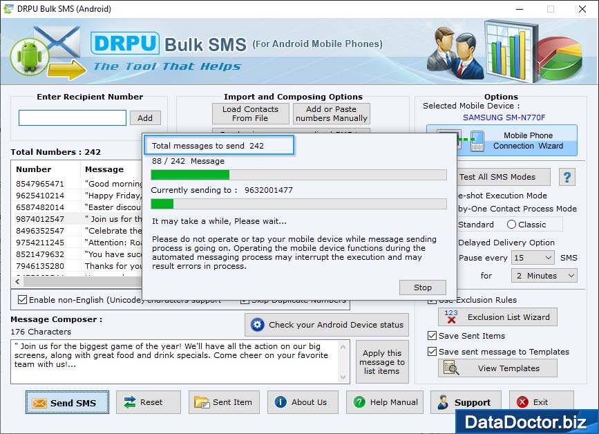 Message Sending Process