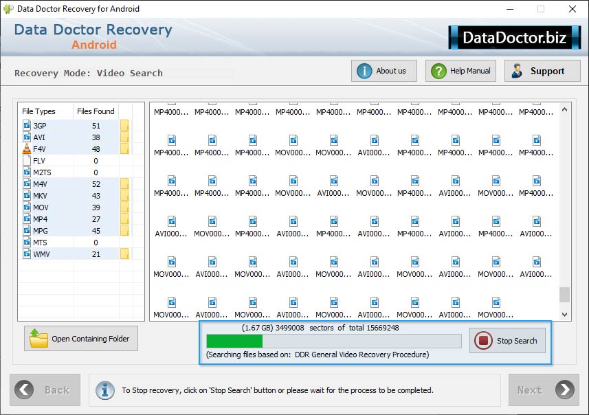 Currently scanning process