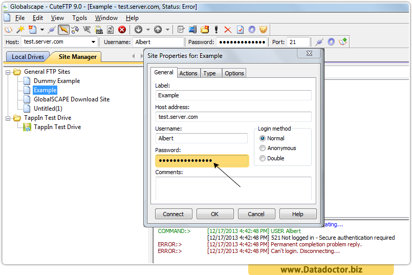 Password Recovery For CuteFTP