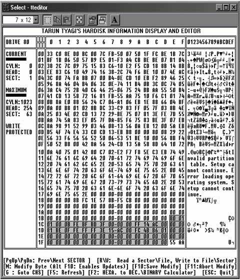 MBR d'un disque avec des partitions FAT32