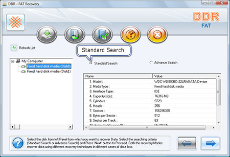 Ricerca standard