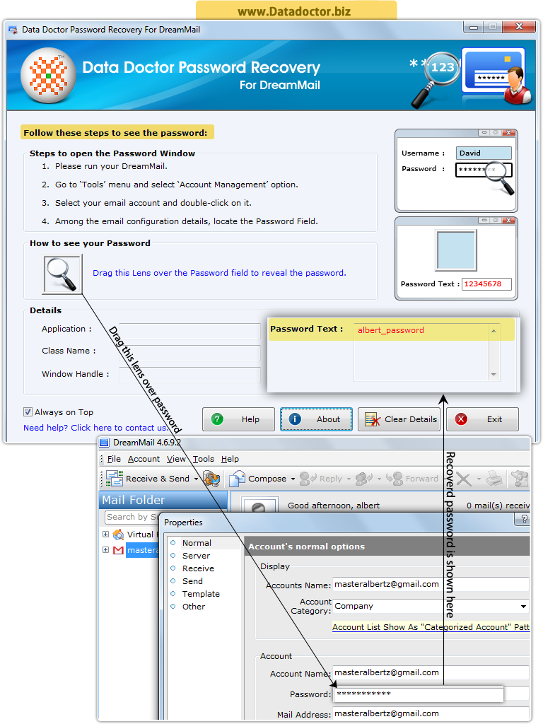 Password Recovery Software For DreamMail