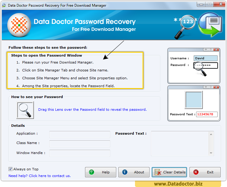 Password Recovery For Free Download Manager