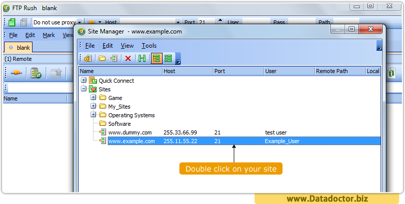 Password Recovery Tool For FTP Rush