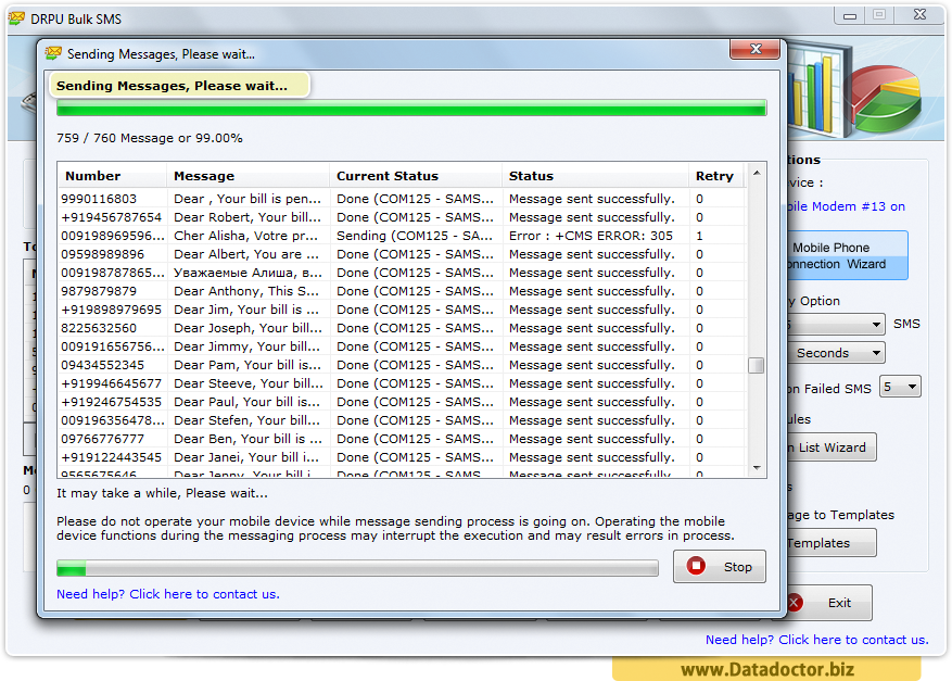 Bulk SMS Software - GSM