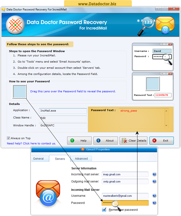 Password Recovery Software For IncrediMail