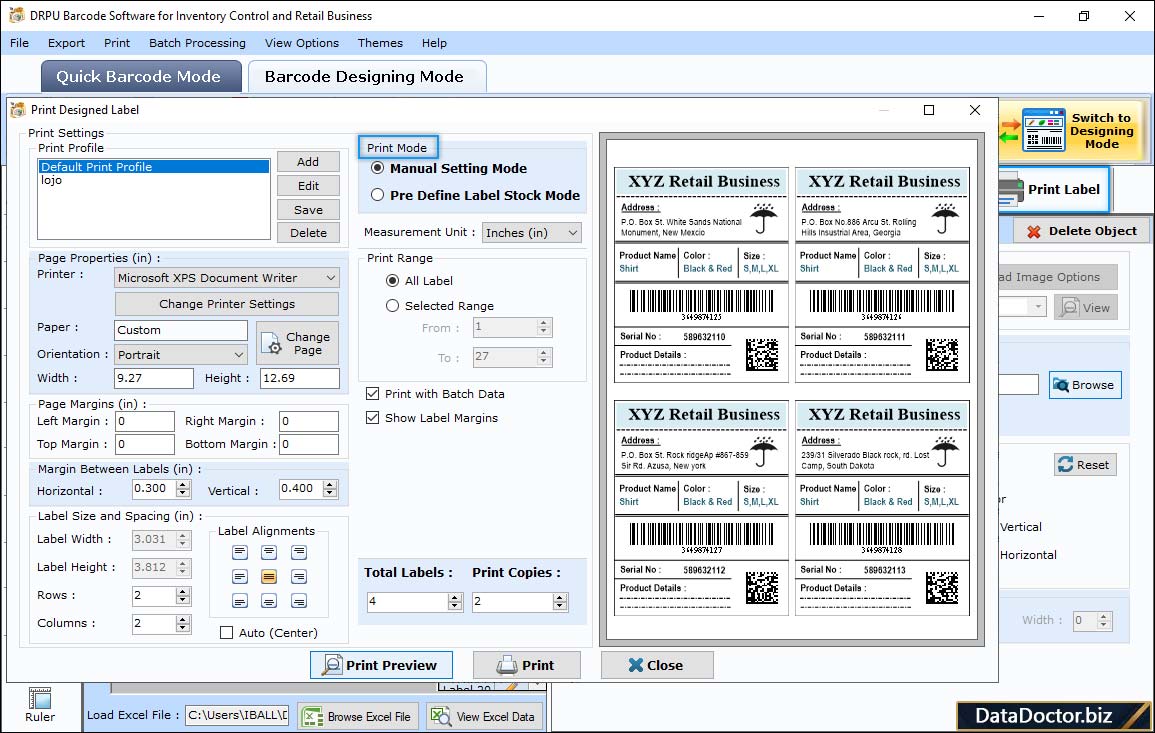 Print Settings