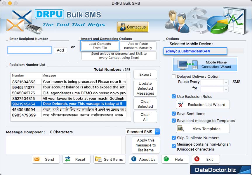 Load Contacts from File Load Contacts from File