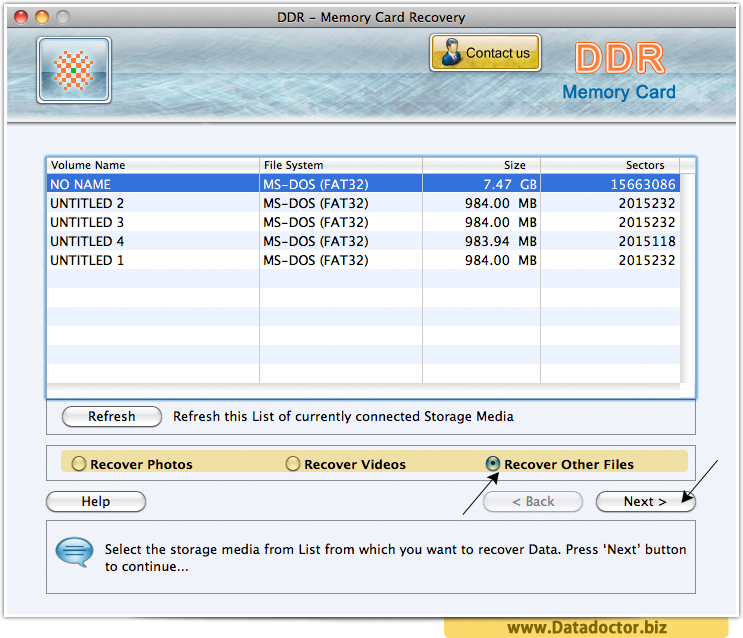 SD card recovery software Mac SDHC flash memory card files restore tool