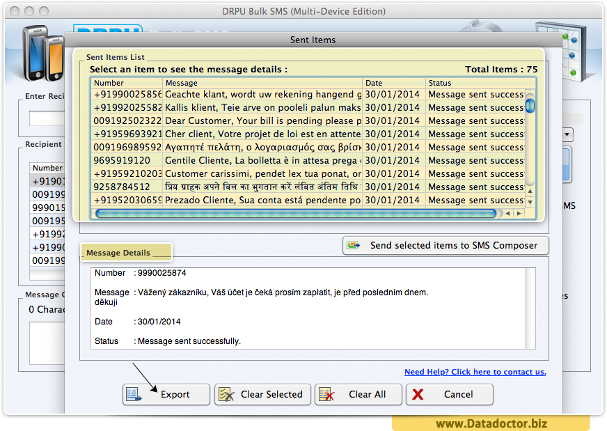 MAC Bulk SMS Software for Multi Device Edition