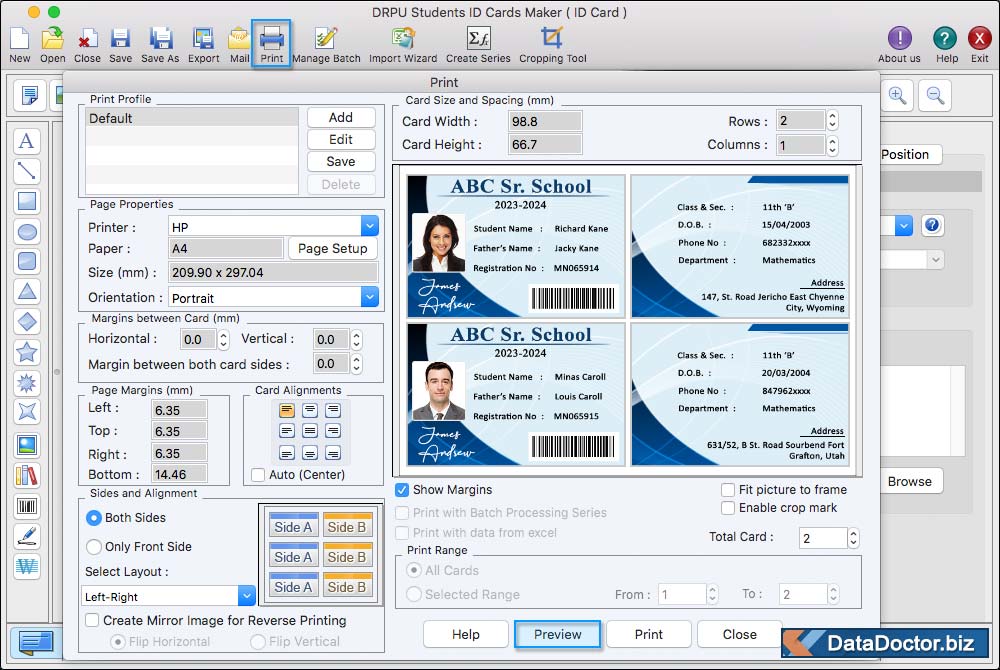 Print Settings Print Settings