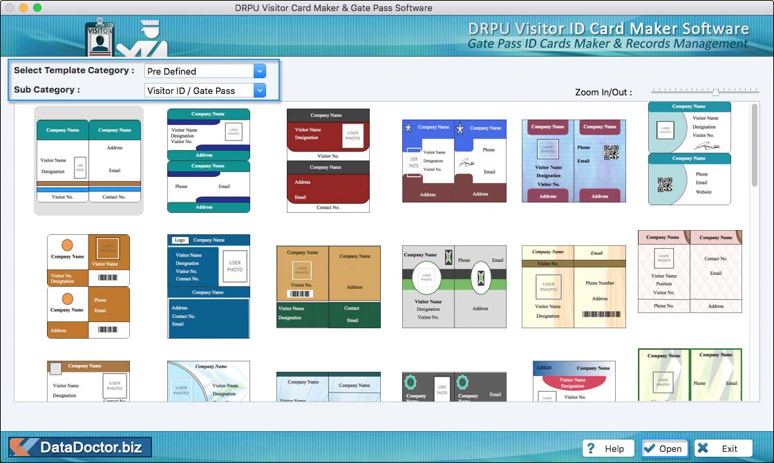 Choose Pre-defined Templates Choose Pre-defined Templates