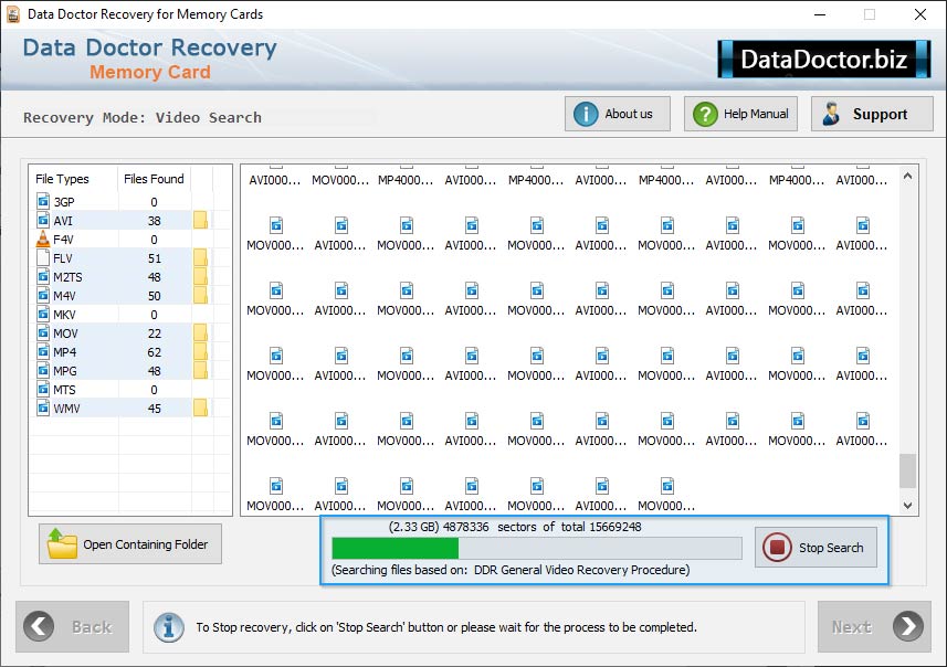 Currently scanning process Currently scanning process
