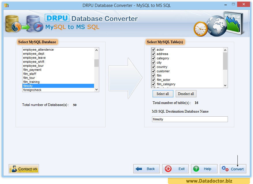 Select MySQL Database Select MySQL Database