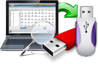 Logiciel de récupération de données sur clé USB