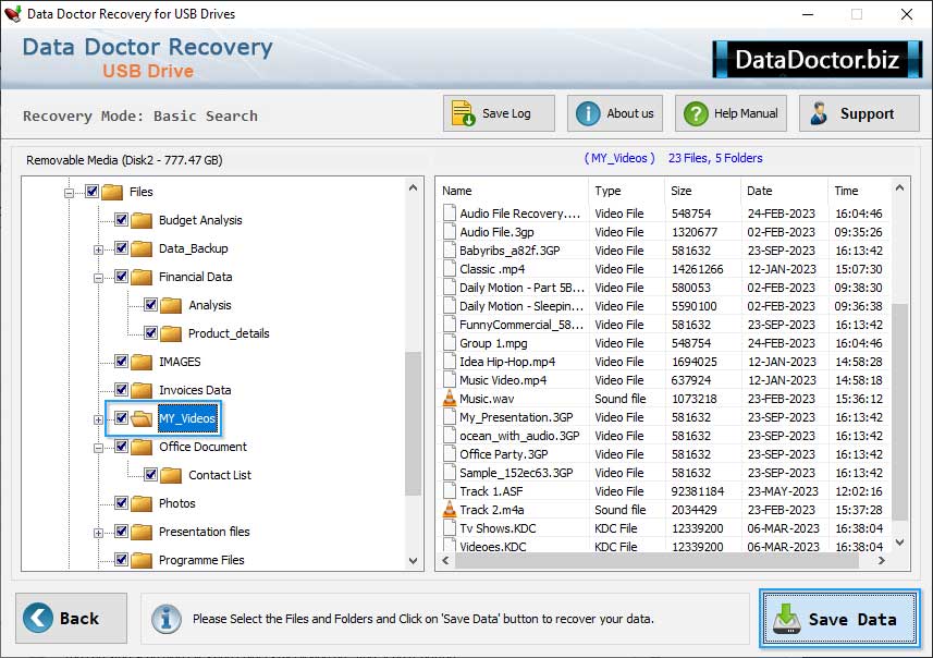 Data Recovery files