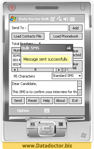 Pocket PC to Mobile Bulk SMS Software