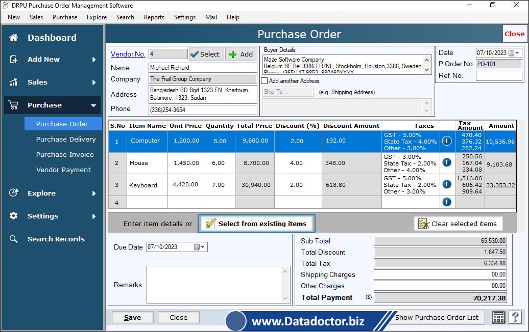 Purchase Order