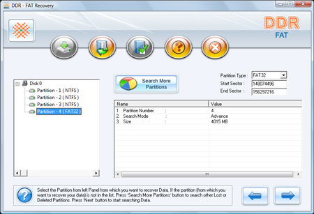 Search Partitions