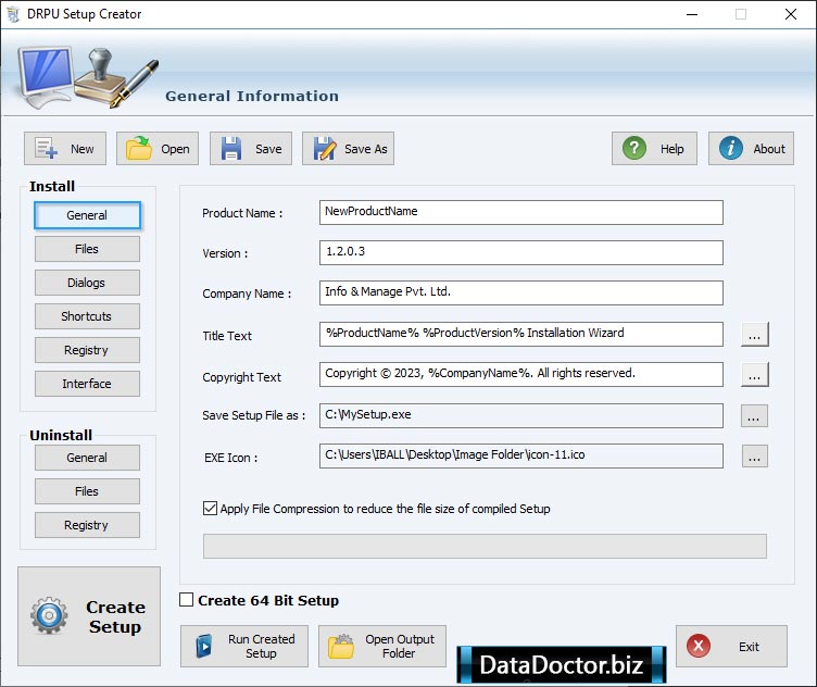 Setup Creator Software