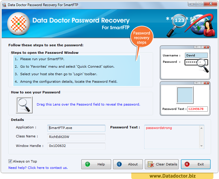 Password Recovery For SmartFTP