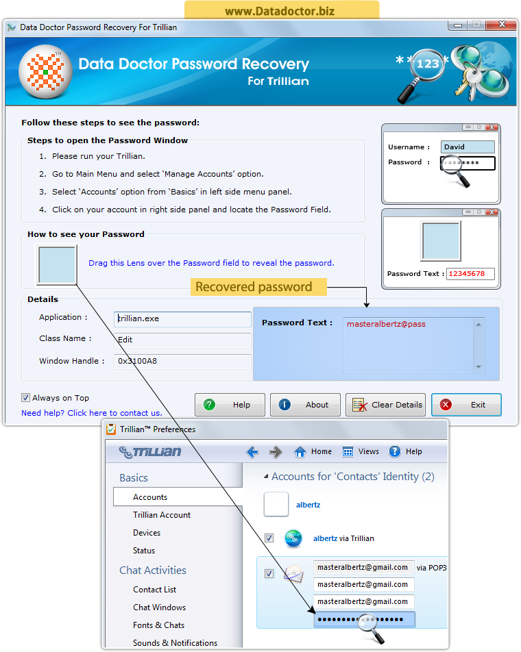 Password Recovery Software For Trillian Messenger