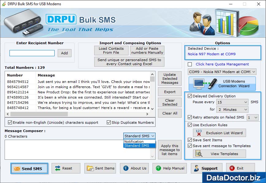 Message Sending Options Message Sending Options