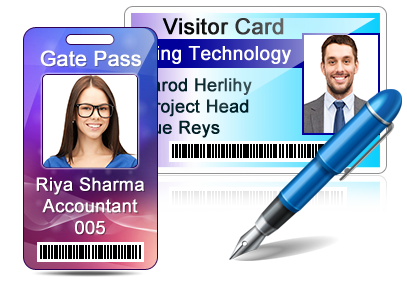 Visitors ID Gate Pass Maker