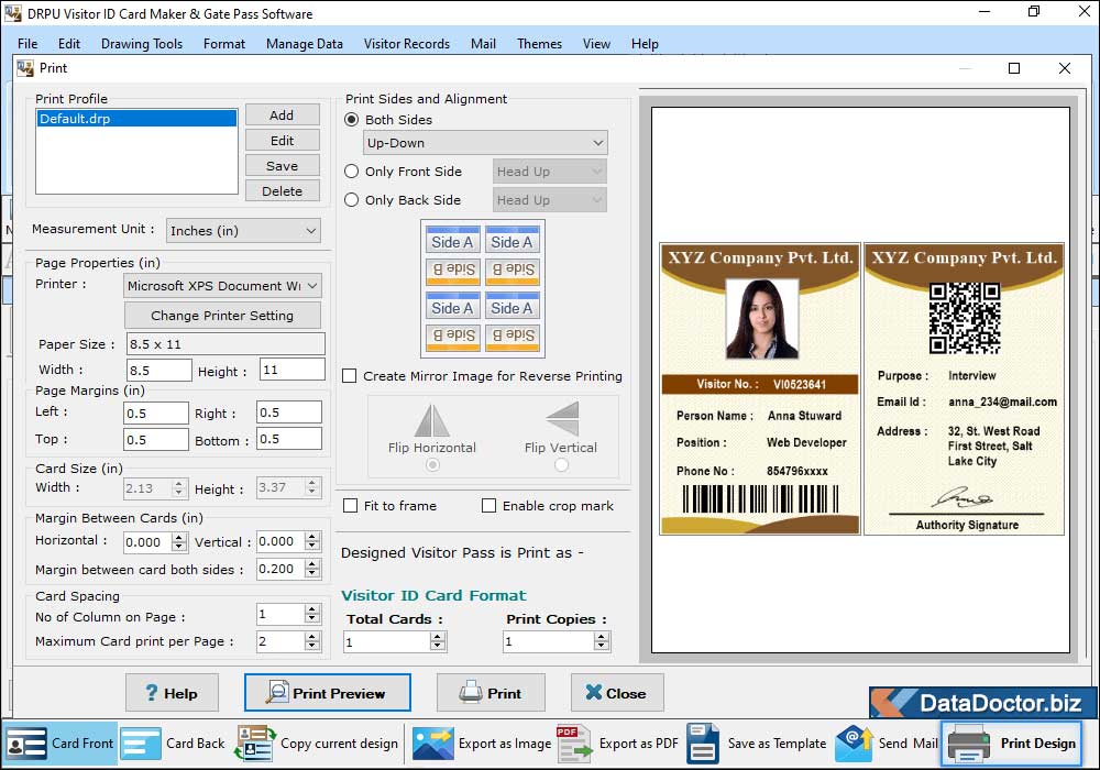 Print Settings Print Settings